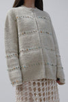 SWAYING/KNIT thick beaded sweater SW212SZ15